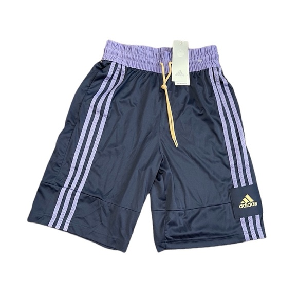 adidas Pants - Adidas Purple Basketball Shorts